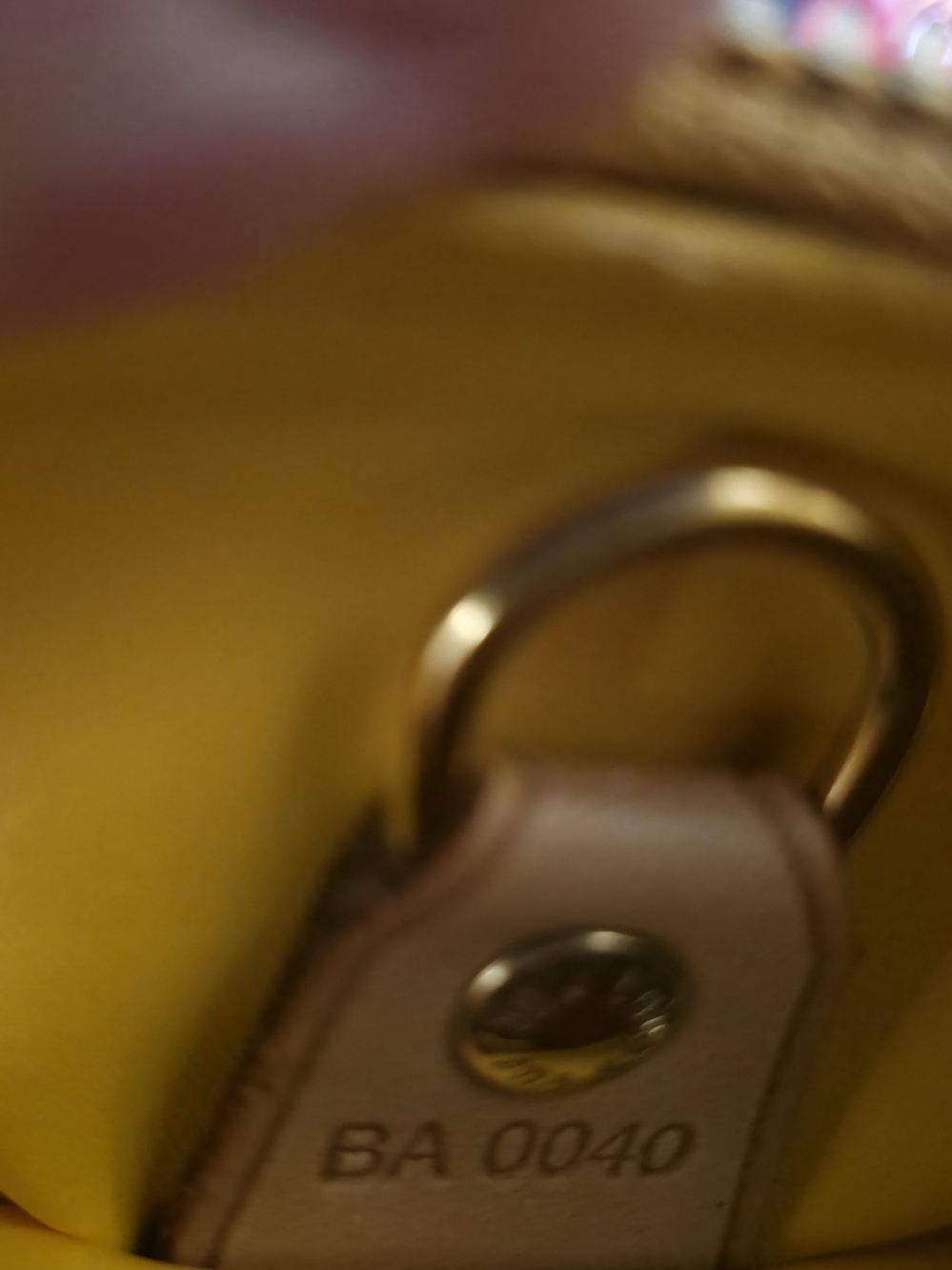 Louis Vuitton Yellow Monogram Vernis Thompkins Square Bowling Top Handle Tote - Picture 8 of 10